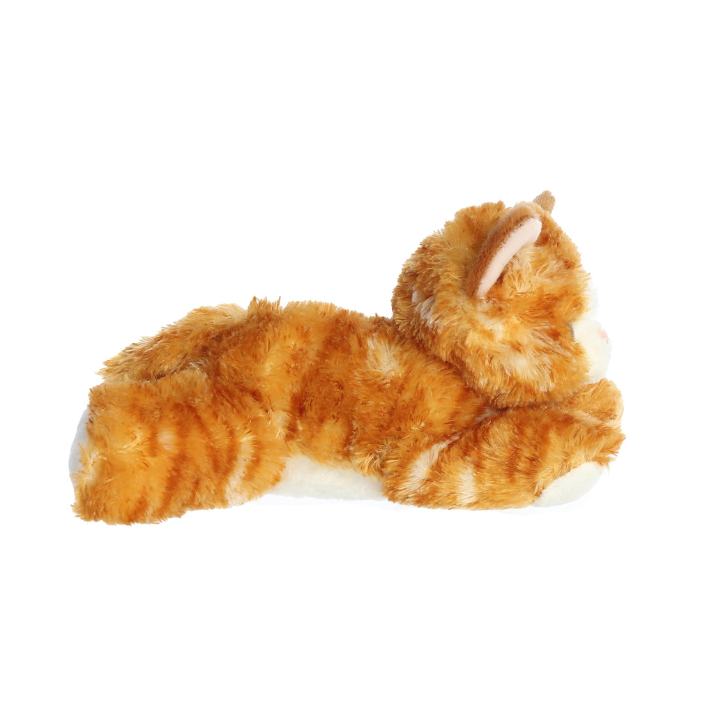 Aurora® Mini Flopsie™ Molly Stuffed Animal – 8 Inch Brown Tabby Cat Plush, Soft & Cuddly