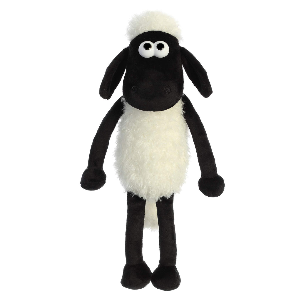 Aurora Playful Shaun the Sheep Stuffed Animal – 11 Inch Officially Licensed Plush – Soft White Farm Toy