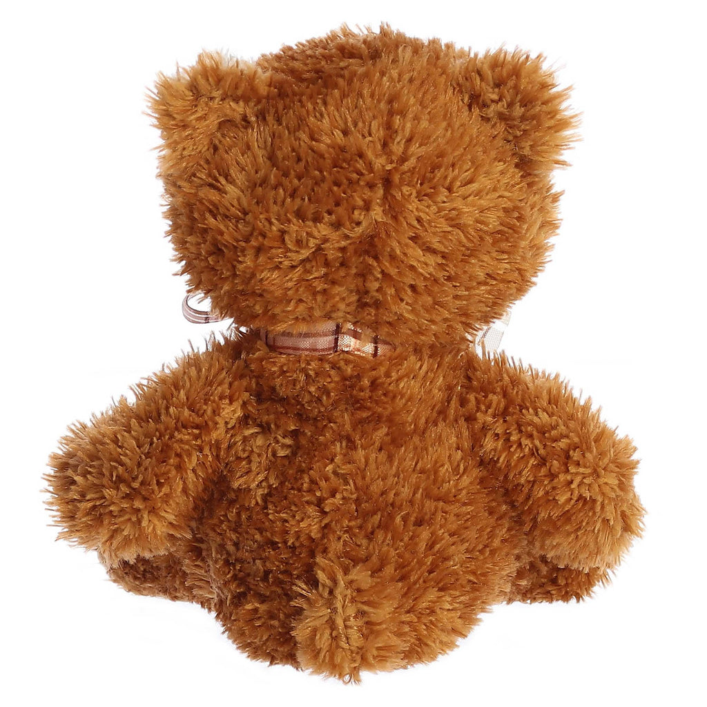 Aurora Snuggly Bear Brown Sugar Stuffed Animal - 6 Inch Soft Plush Toy for Kids and Adults