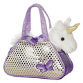 Aurora Unicorn Fancy Pals Purse with 8" Unicorn – Plush Toy Carrier
