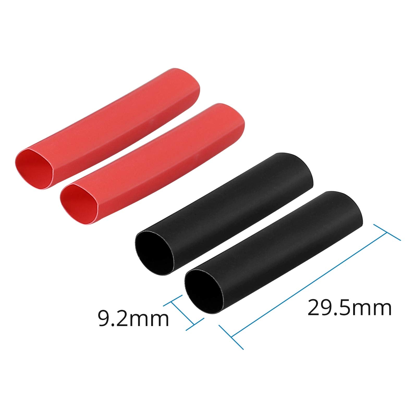 AUTOUTLET 10 Pairs XT90 Male Female Bullet Connectors with Heat Shrink for RC LiPo Batteries