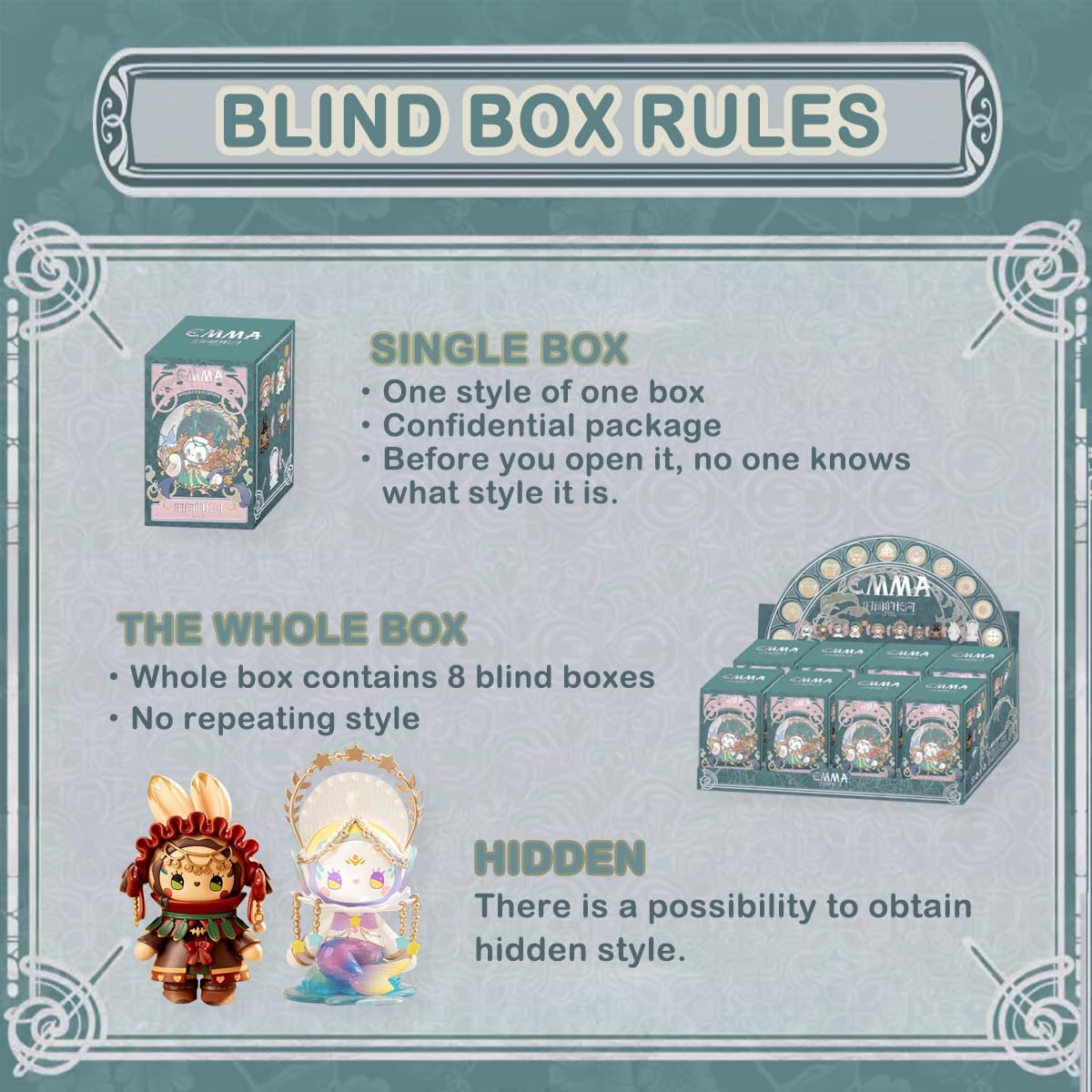 Aven Rabbit Emma River of Time Series Blind Box – 3.9-Inch Random Action Figure