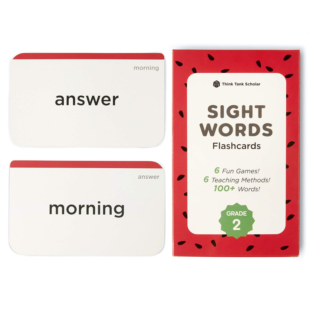 Award-Winning 2nd Grade Sight Words Flash Cards – 100+ Dolch & Fry Words – Build Reading Fluency – Ages 6-9