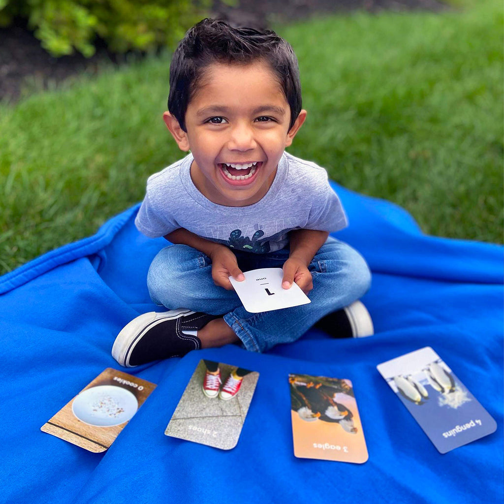 Award-Winning Numbers & Counting Flash Cards by Think Tank Scholar – 36 Durable Cards for Ages 2-8