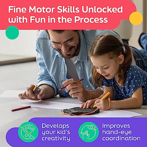 AYNAT FUN Magnetic Drawing Board for Kids – No-Mess Travel Toy with Beads & Stylus