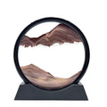 AzureLeap Moving Sand Art 7 Inch Coffee Color Liquid Motion Sand Picture