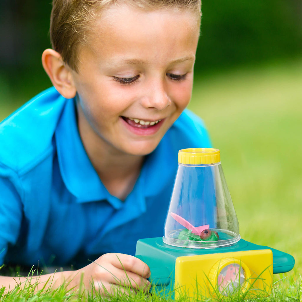 B. toys 9-Piece Microscope Set for Kids 4+ – 2-Way Viewing, LED Light, 100x Magnification