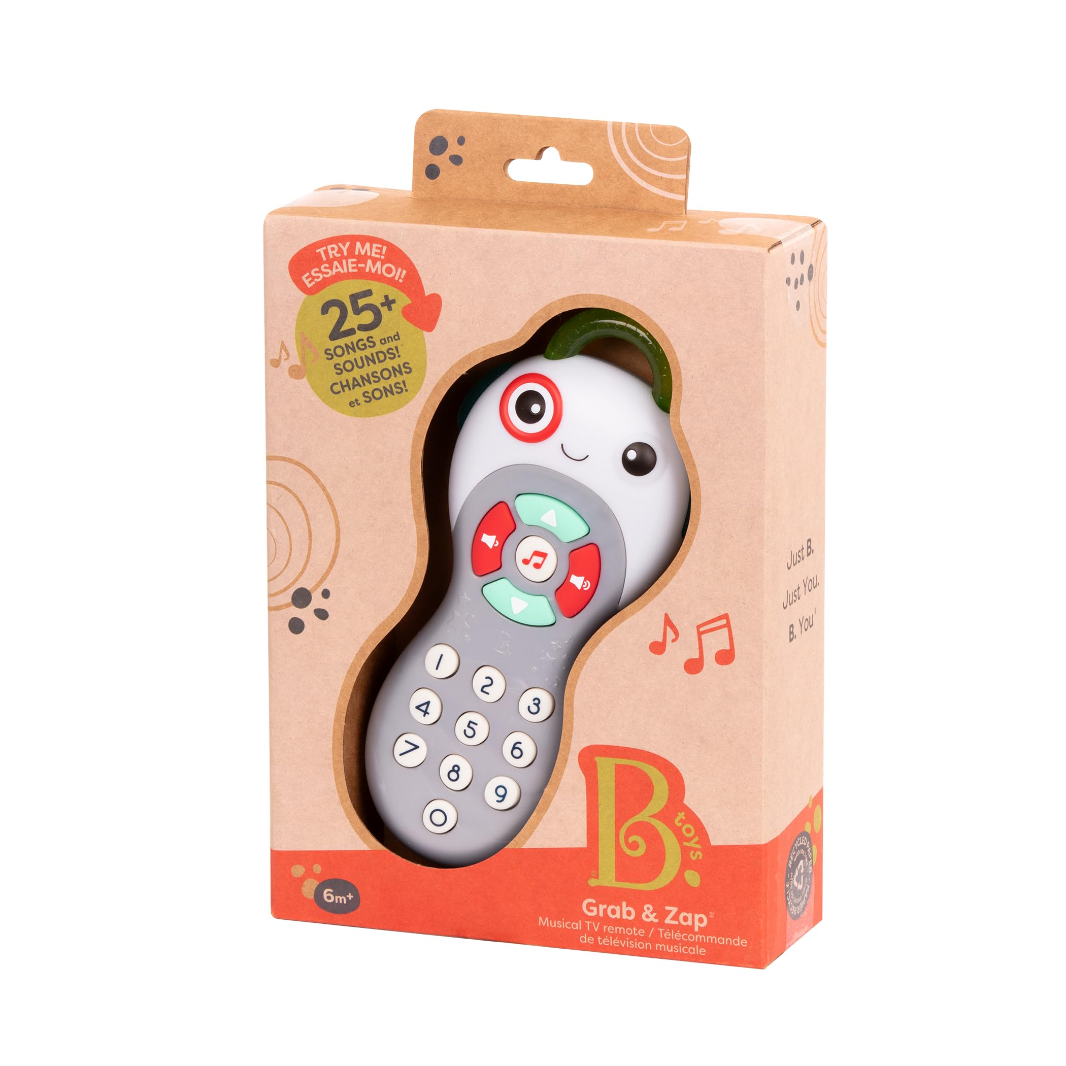 B. Toys Baby Musical TV Remote – Interactive Learning Toy with Numbers & Melodies for 6 Months+