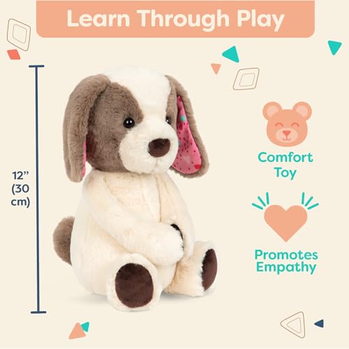 B. toys Cupcake Pup: 12-Inch Soft & Cuddly Plush Dog Stuffed Animal, Machine Washable