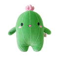 BABOLI Cuddly Cactus Plush - 10 Inch Soft Stuffed Toy with Smile Face and Pink Antenna