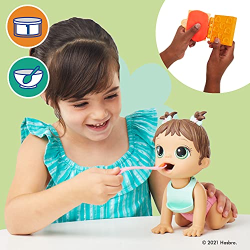 Baby Alive Lil Snacks Doll – 8-Inch Snack-Themed Doll That Eats and Poops with Mold and Accessories, Ages 3+