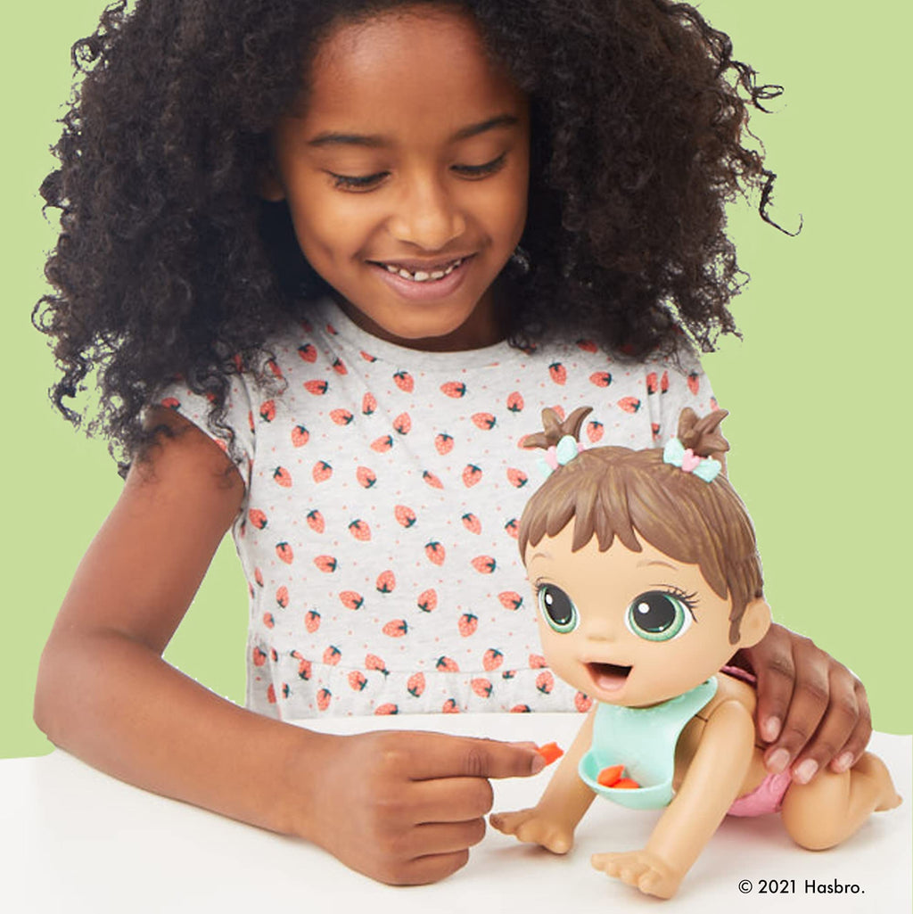 Baby Alive Lil Snacks Doll – 8-Inch Snack-Themed Doll That Eats and Poops with Mold and Accessories, Ages 3+