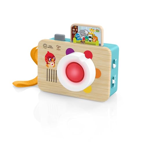 Baby Einstein + Hape Learning Lens Toy Camera – Color Learning and Pretend Play with 4 Languages