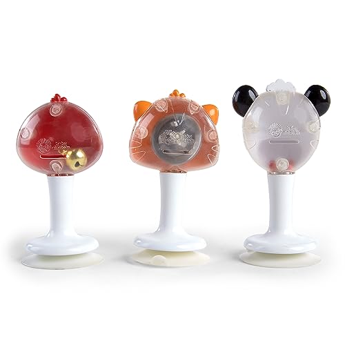 Baby Einstein Rattle & Jingle Trio with Suction Cups - Musical Take-Along Set for 6+ Months