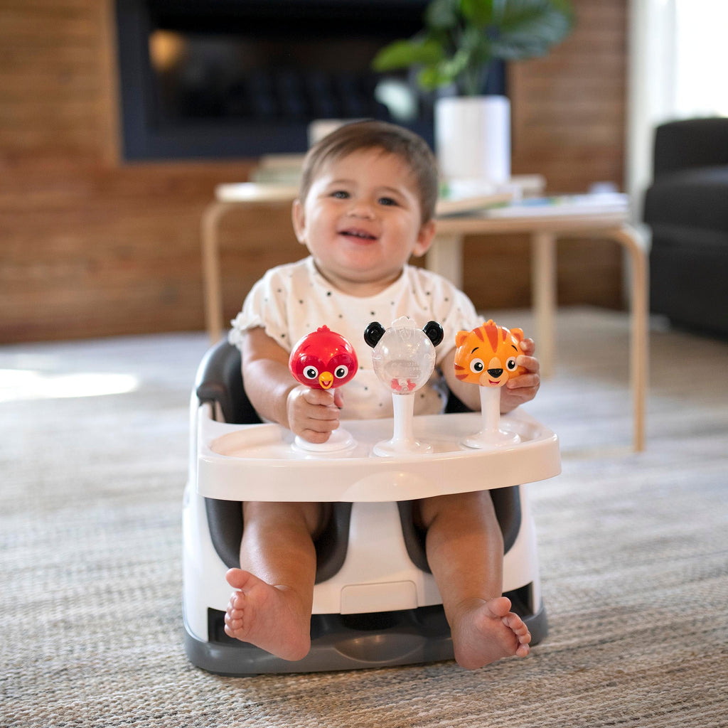 Baby Einstein Rattle & Jingle Trio with Suction Cups - Musical Take-Along Set for 6+ Months