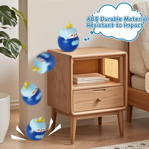 Baby Penguin Wobble Toy – Musical Roly-Poly Tumbler with BPA-Free Teether for 3-12 Month Infants
