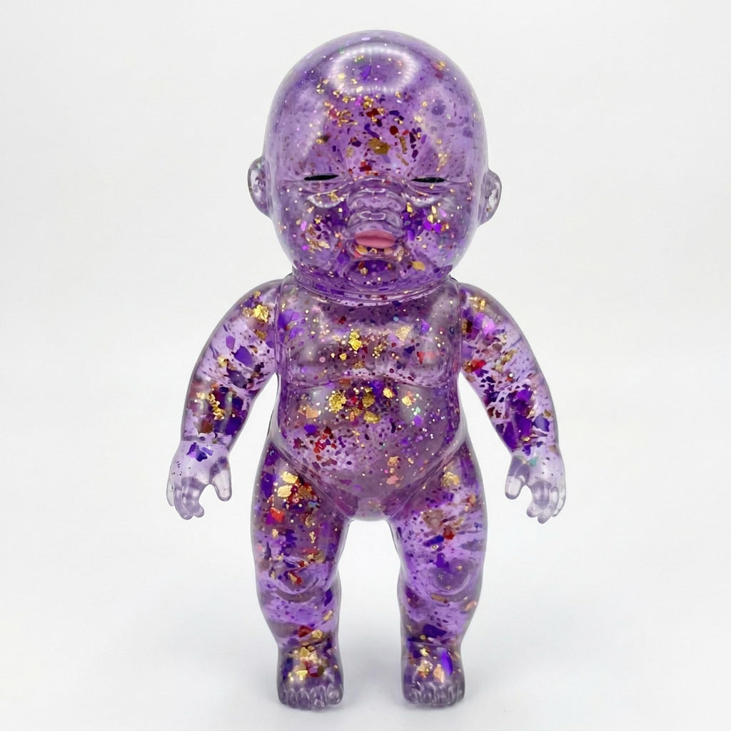 Baby Squishy Glitter Slow Rising Purple – Sensory Fidget Toy for Stress Relief