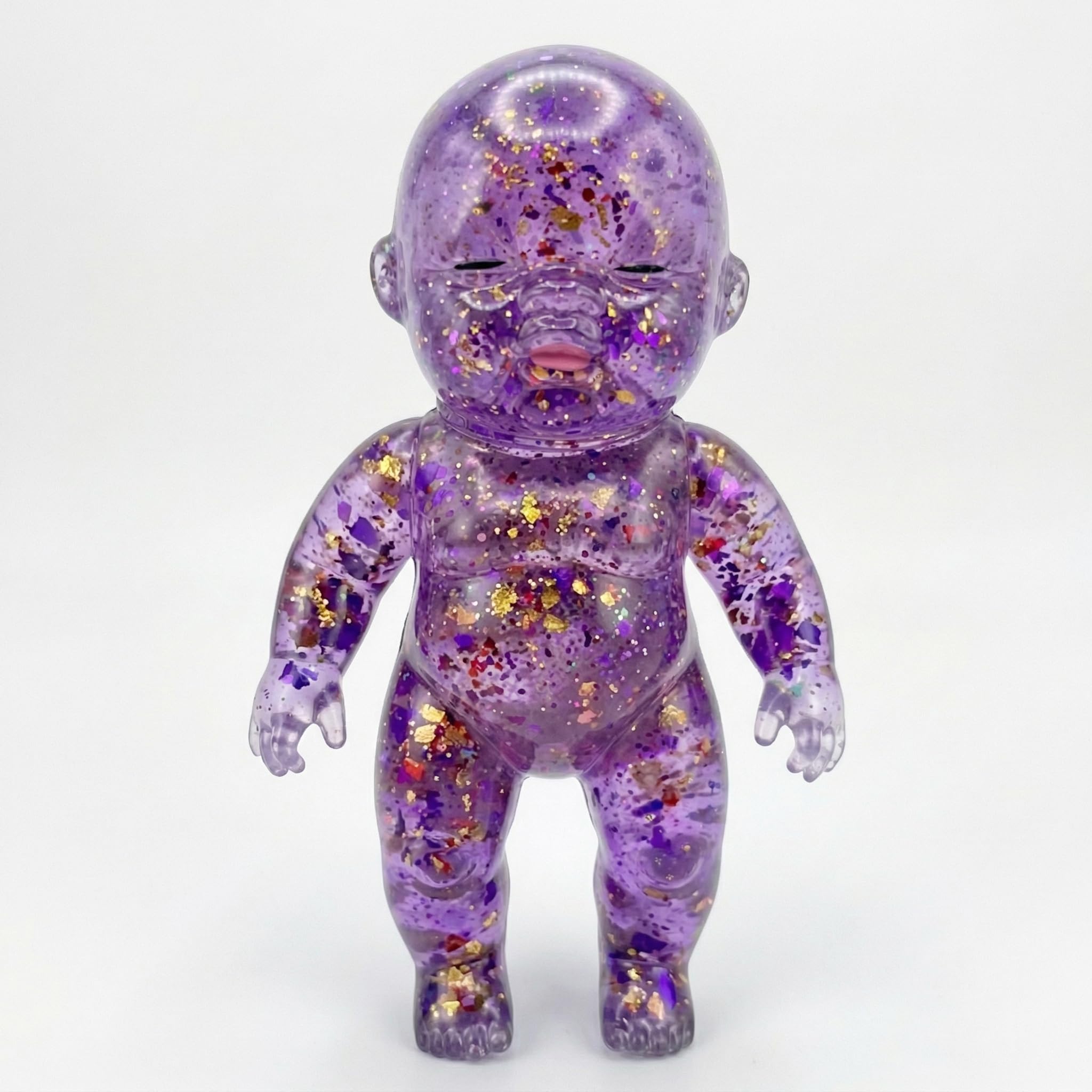 Baby Squishy Glitter Slow Rising Purple – Sensory Fidget Toy for Stress Relief