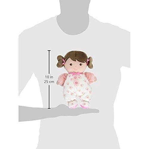 Baby Starters Olivia Plush Doll with Rattle – 9 Inch Soft Baby Toy for Newborns