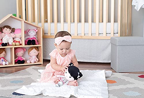 Baby Starters Plush Snuggle Buddy Baby Doll Cindy – Soft Rattle Toy for Newborns