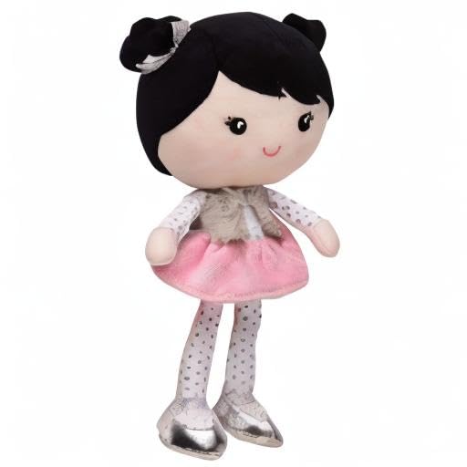 Baby Starters Plush Snuggle Buddy Baby Doll Cindy – Soft Rattle Toy for Newborns