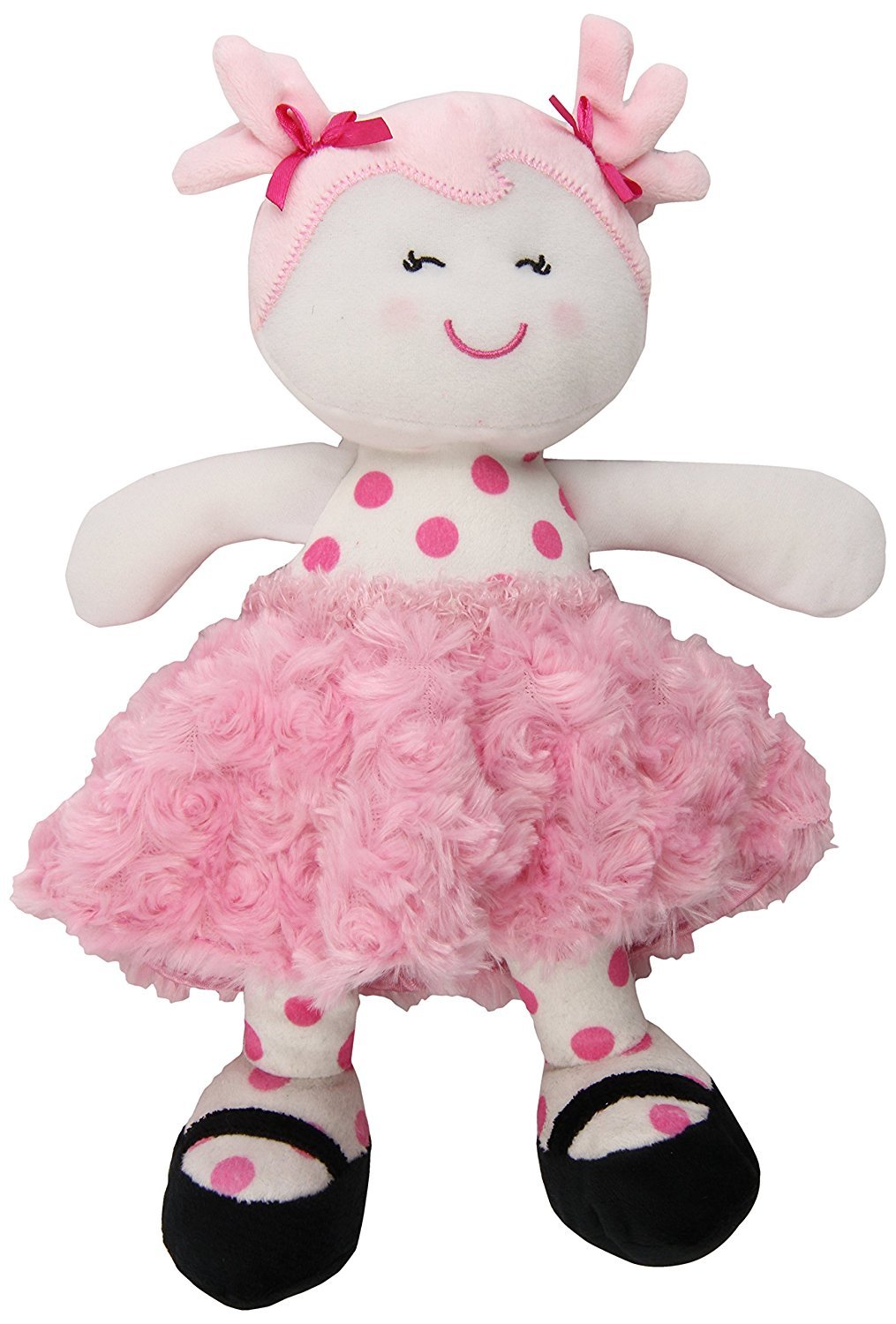 Baby Starters Sugar N Spice Marisa Plush Snuggle Buddy Doll – Soft, Rattle Toy for Newborns & Toddlers