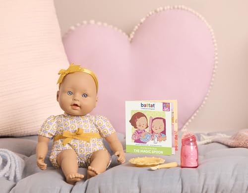Baby Sweetheart 12-Inch Feeding Time Doll – Soft Body Newborn Doll with Storybook & Feeding Accessories for Toddlers Ages 2+