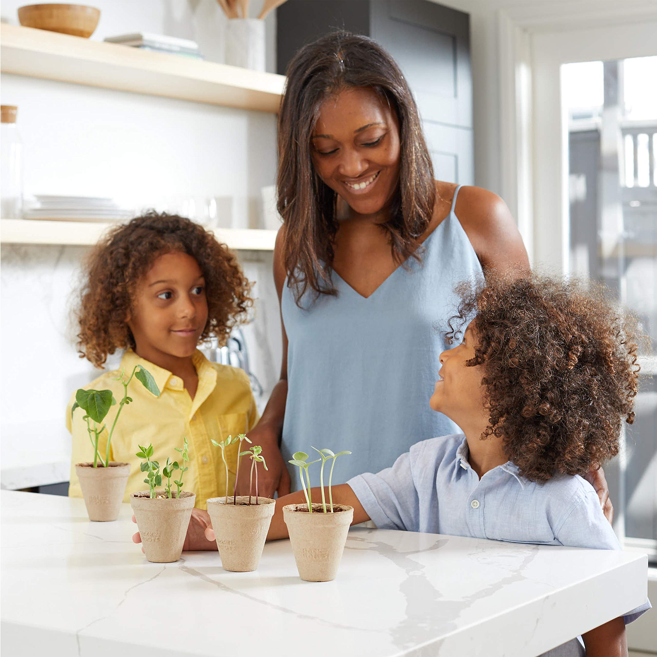 Back to the Roots Kids Science Grow Kit: Organic Bean & Watermelon Gardening Set (2-Pack)