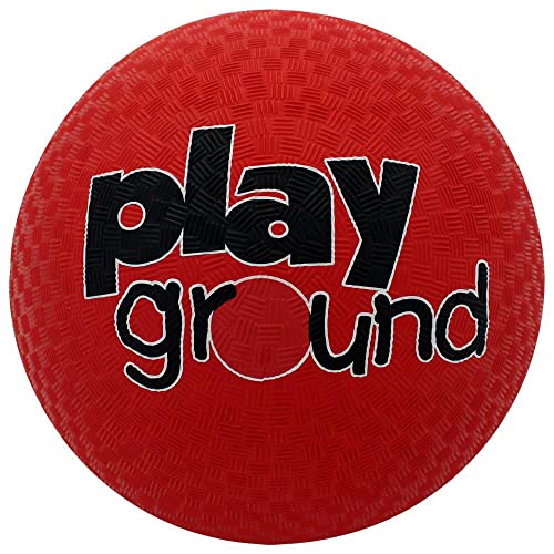 Baden 10-Inch Red Rubber Playground Ball – Natural Rubber 2-Ply Construction