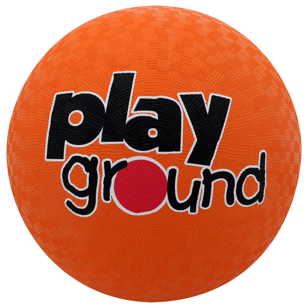 Baden Rubber Playground Ball (Orange) - Durable Two-Ply Construction for Kickball, Dodgeball, and More