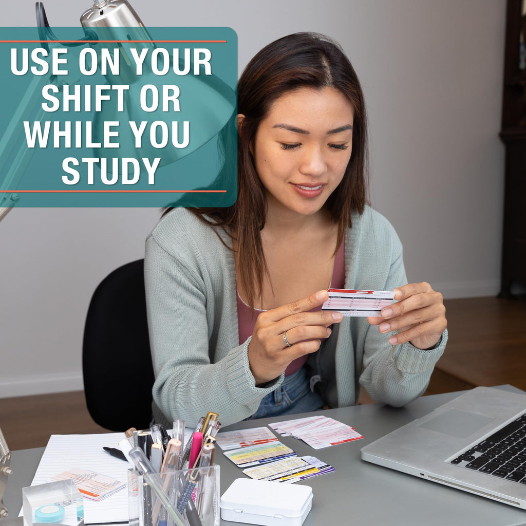 Badge Guru 2.0: 49 Nursing Reference Cards – Cheat Sheets for Med & Nursing School