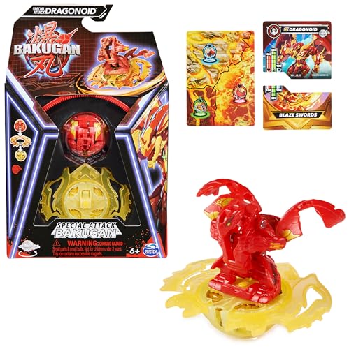 Bakugan 3.0 Special Attack 1er Pack – Individuell kombinierbare Actionfigur mit Charakterkarte, Roblox-Code & XL-Abziehschnur, für Kinder ab 6 Jahren