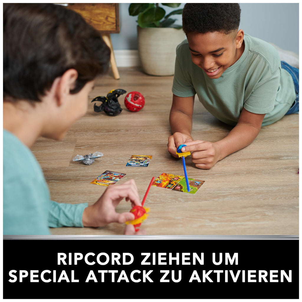 Bakugan 3.0 Special Attack 1er Pack – Individuell kombinierbare Actionfigur mit Charakterkarte, Roblox-Code & XL-Abziehschnur, für Kinder ab 6 Jahren