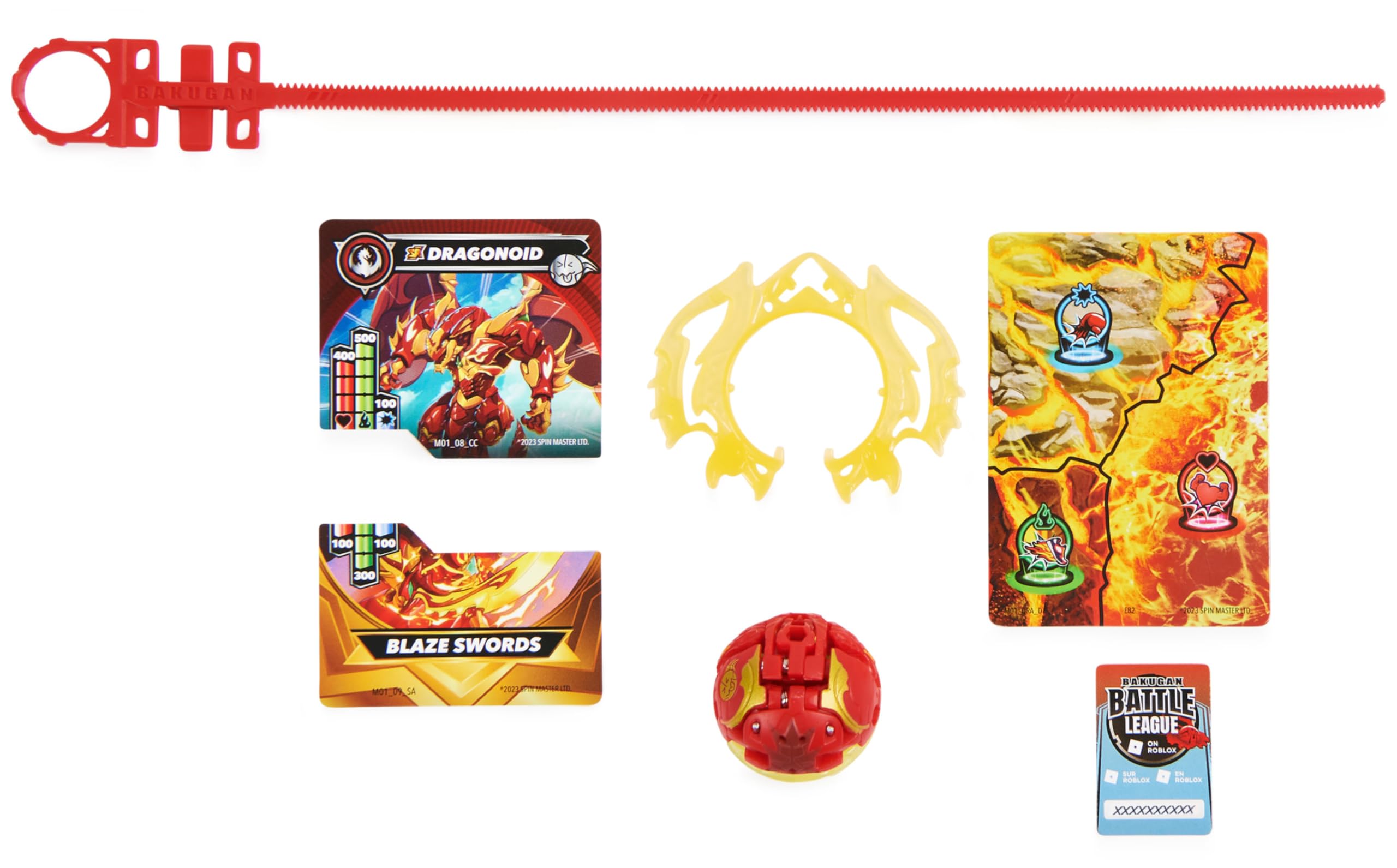Bakugan 3.0 Special Attack 1er Pack – Individuell kombinierbare Actionfigur mit Charakterkarte, Roblox-Code & XL-Abziehschnur, für Kinder ab 6 Jahren
