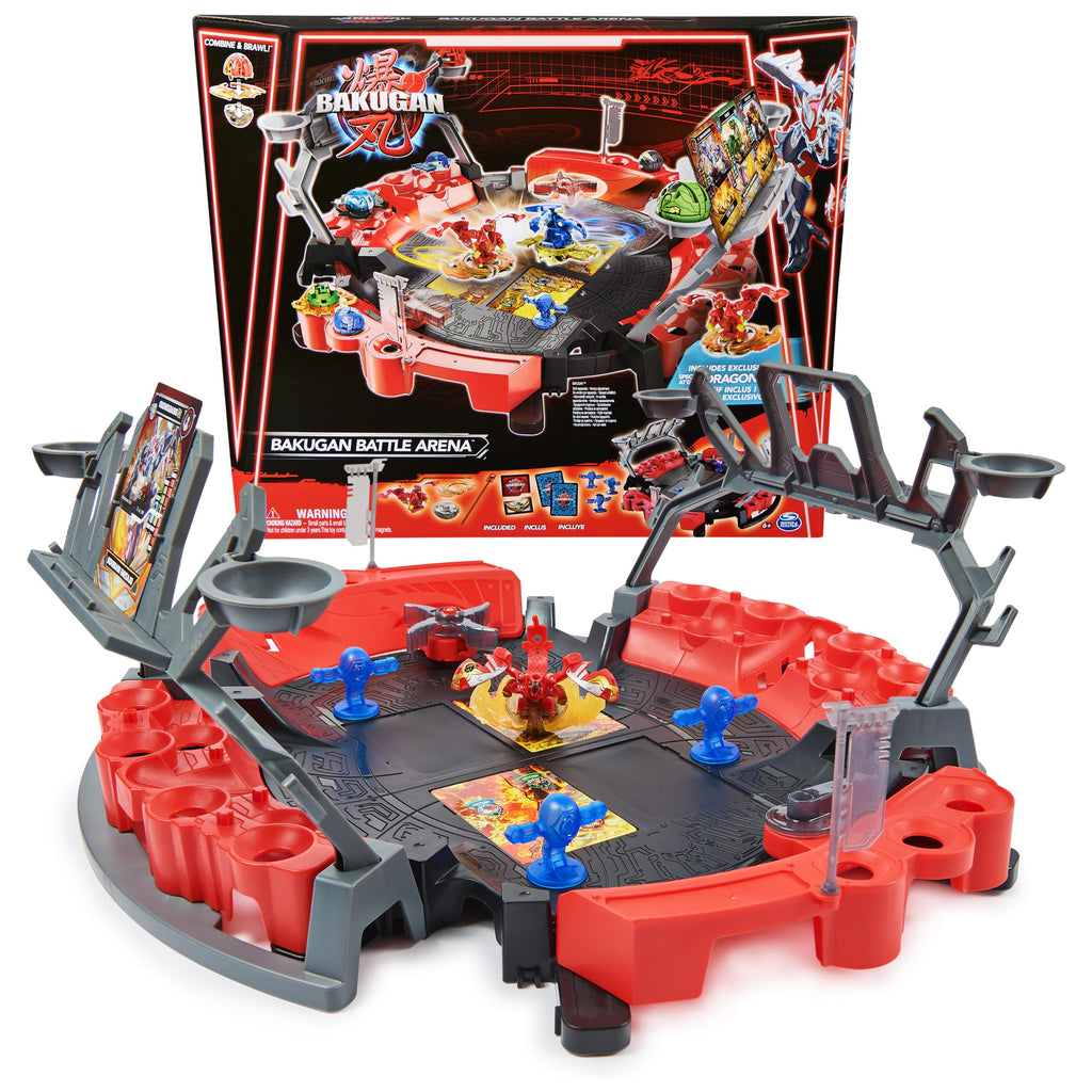 Bakugan Battle Arena with Exclusive Special Attack Dragonoid - Customizable Playset for Kids Ages 6+