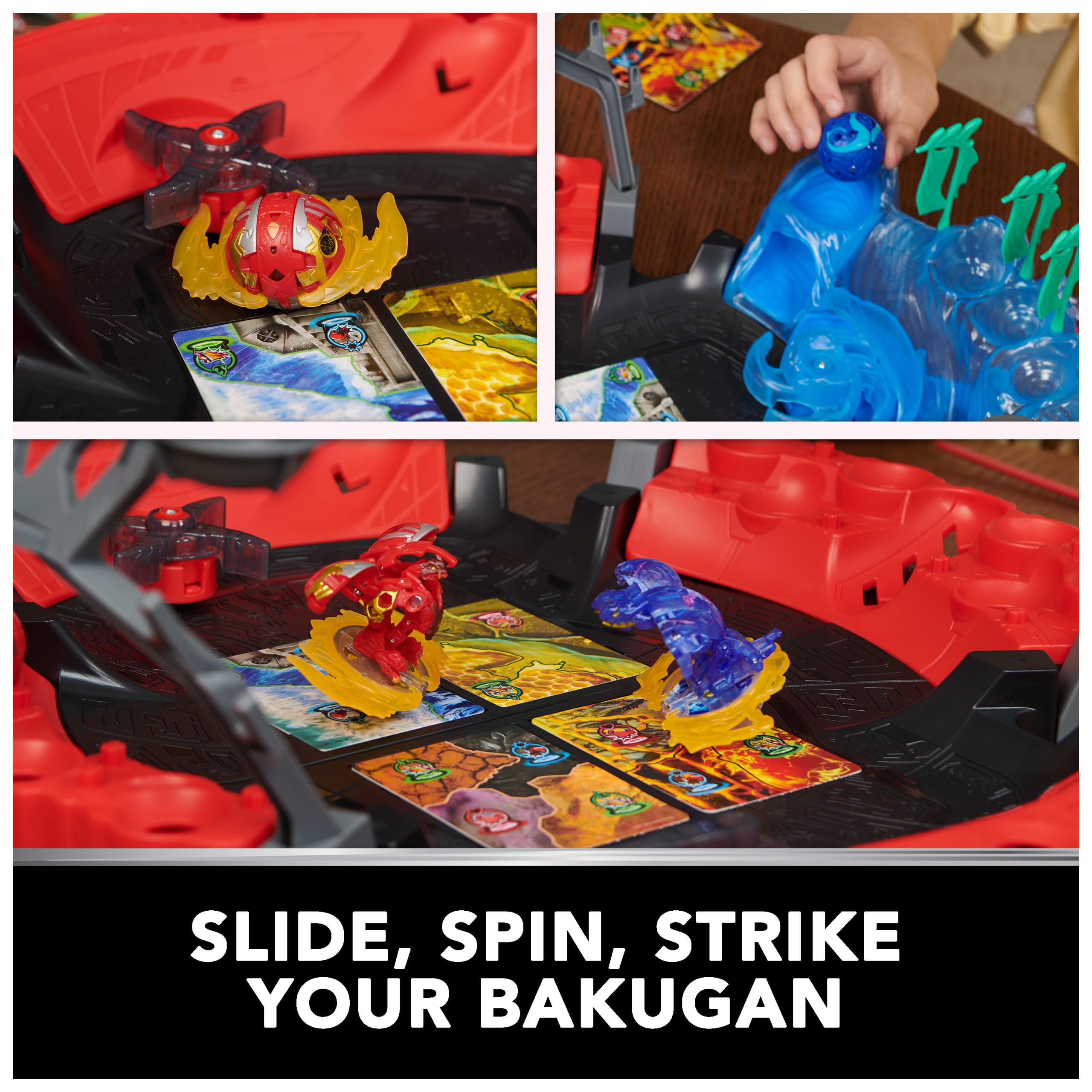 Bakugan Battle Arena with Exclusive Special Attack Dragonoid - Customizable Playset for Kids Ages 6+