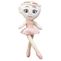 Ballerina Cappuccina Italian Brainrot Plush Toy – 10-Inch Soft Meme Doll for Weirdcore Decor & Gifts