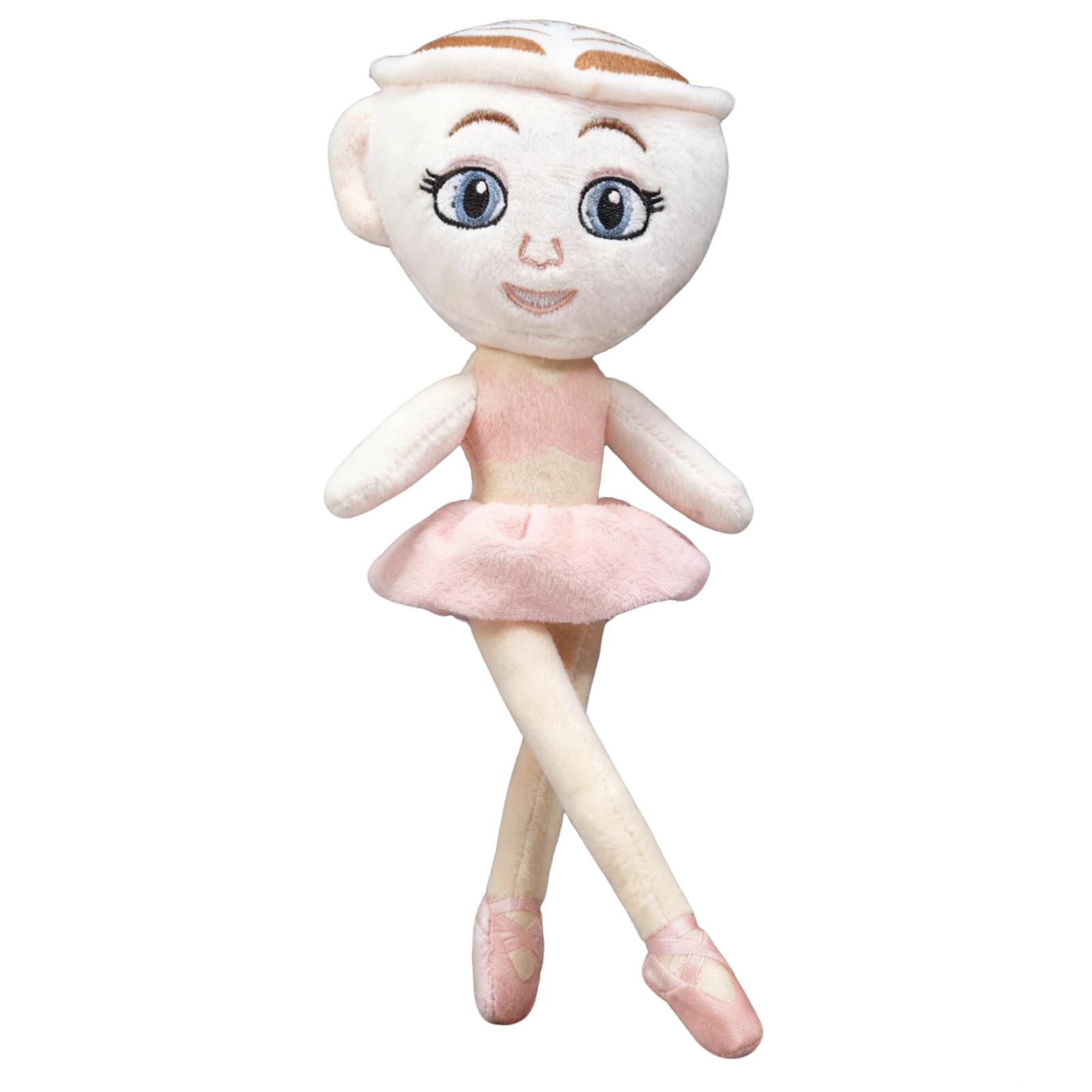 Ballerina Cappuccina Italian Brainrot Plush Toy – 10-Inch Soft Meme Doll for Weirdcore Decor & Gifts