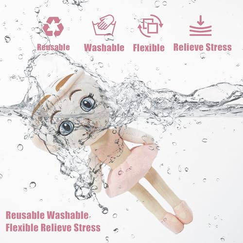 Ballerina Cappuccina Italian Brainrot Plush Toy – 10-Inch Soft Meme Doll for Weirdcore Decor & Gifts