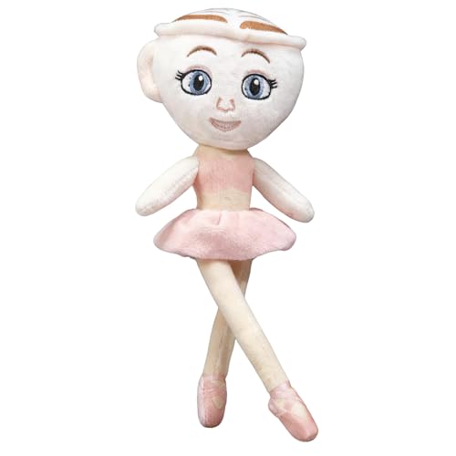 Ballerina Cappuccina Italian Brainrot Plush Toy – 10-Inch Soft Meme Doll for Weirdcore Decor & Gifts