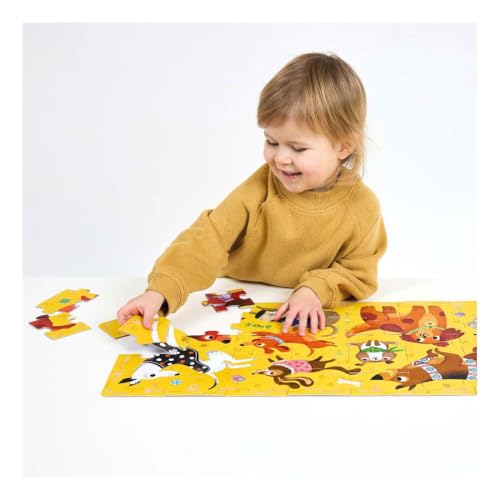 Banana Panda I Love Dogs Puzzle – 40-Piece Floor Puzzle for Toddlers Ages 3+