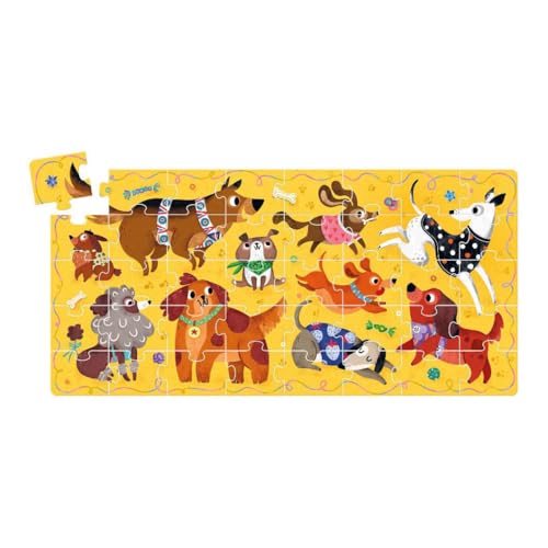 Banana Panda I Love Dogs Puzzle – 40-Piece Floor Puzzle for Toddlers Ages 3+
