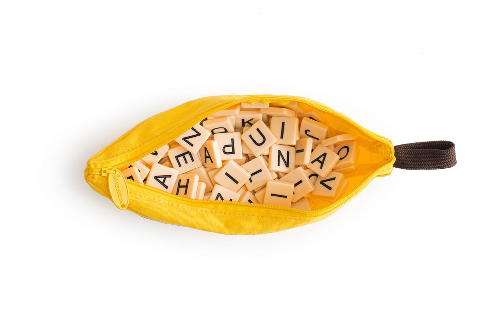Bananagrams Classic Word Game – Fast-Paced Spelling & Anagram, 144 Tiles, 1–8 Players, Ages 7+