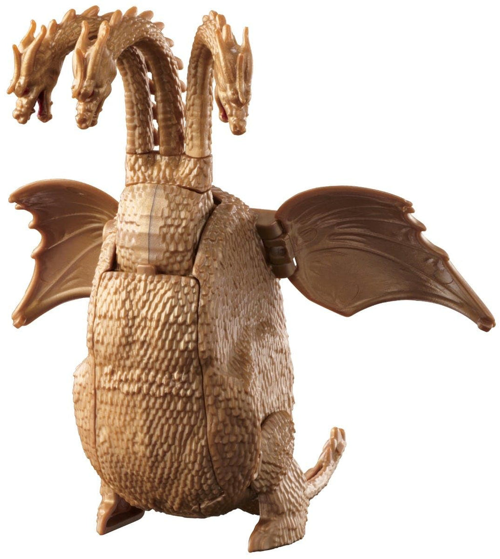 Bandai Namco Godzilla King Ghidorah Transforming Egg Toy Figure – 4.5-Inch Collectible