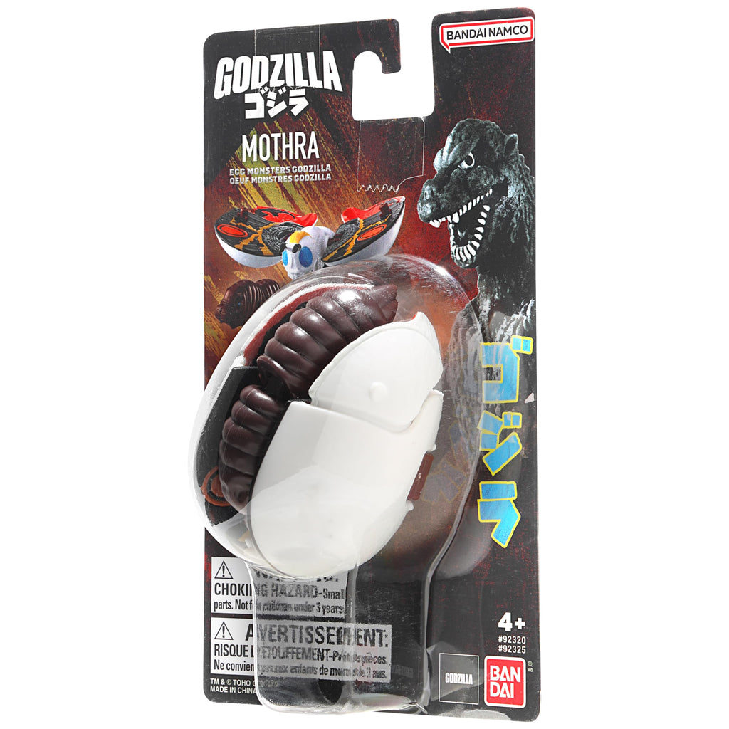 Bandai Namco Godzilla Mothra Transforming Egg Figure – 4.5-Inch Adult Form with Larva