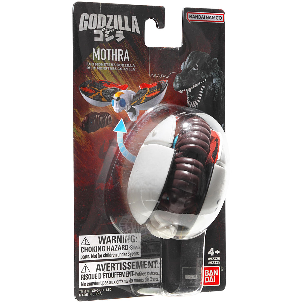 Bandai Namco Godzilla Mothra Transforming Egg Figure – 4.5-Inch Adult Form with Larva