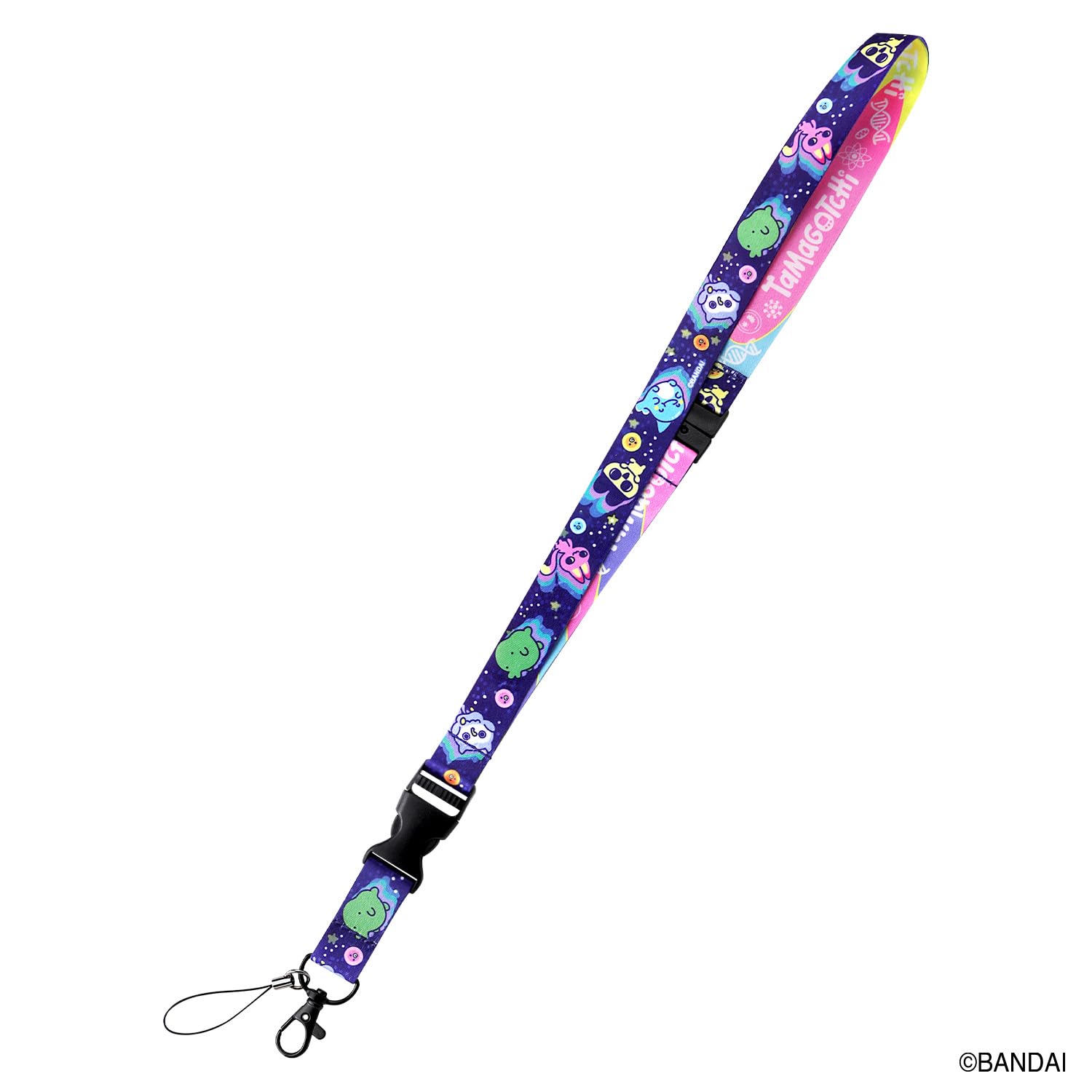 BANDAI Tamagotchi Neck Strap, Blue – Official Accessory for Ages 6+