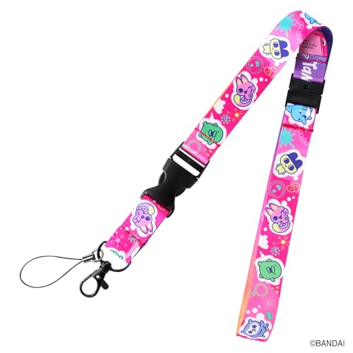 BANDAI Tamagotchi Neck Strap, Pink – Keep Your Virtual Pet Close