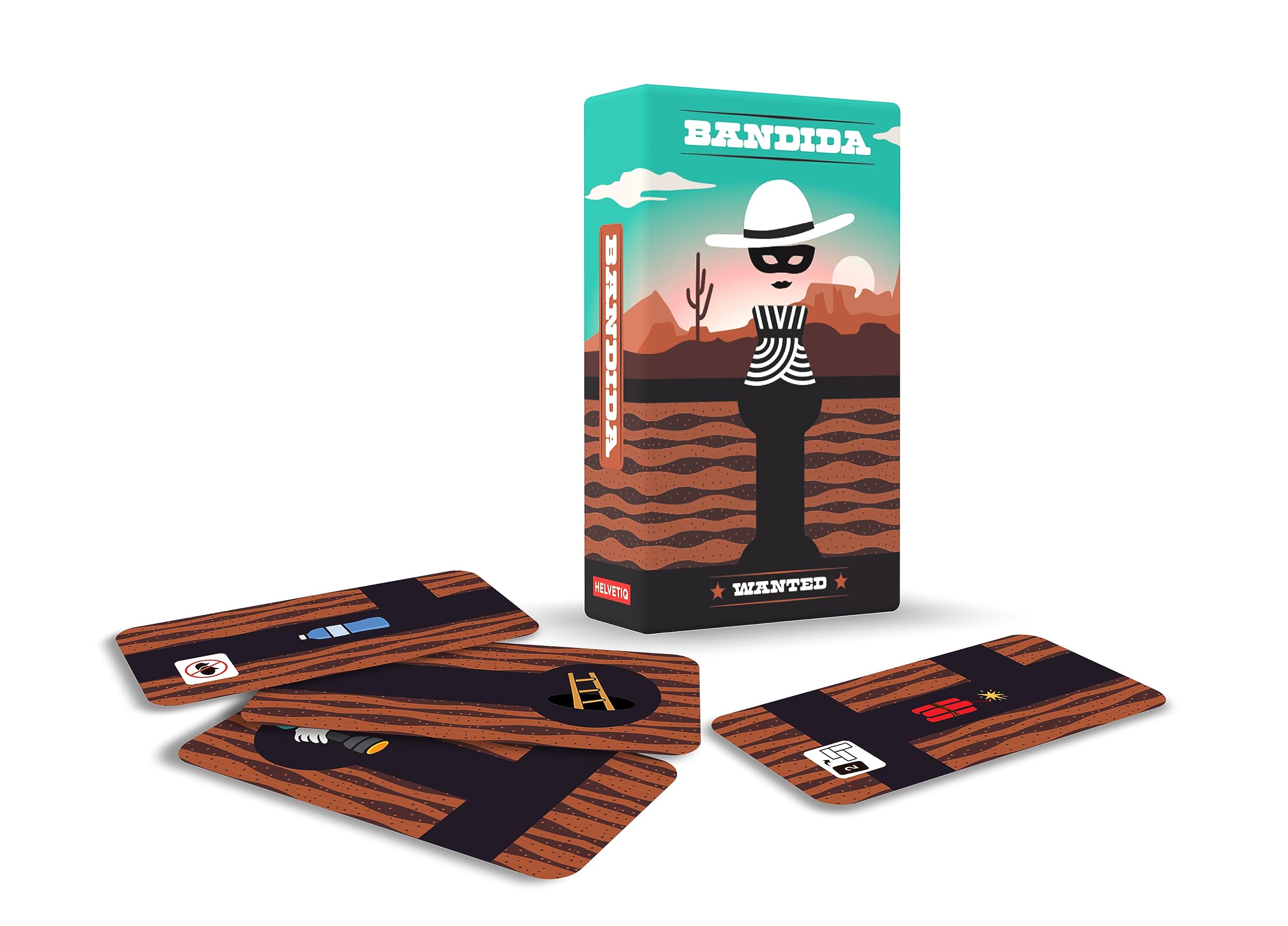 Bandida Card Game – Cooperative Sequel with 3 Modes for Ages 6+ by Helvetiq