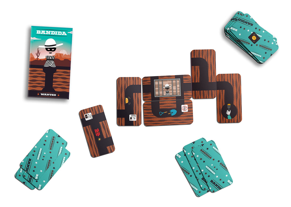 Bandida Card Game – Cooperative Sequel with 3 Modes for Ages 6+ by Helvetiq